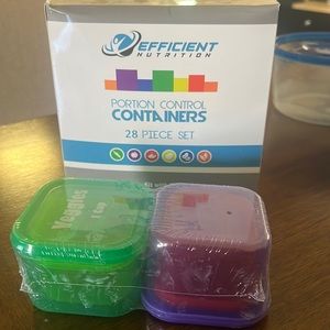 Portion control containers